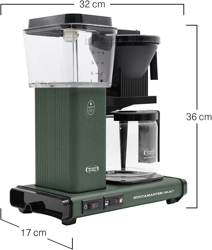 [DE] Moccamaster Cafetière filtre KBG Select, vert forêt
