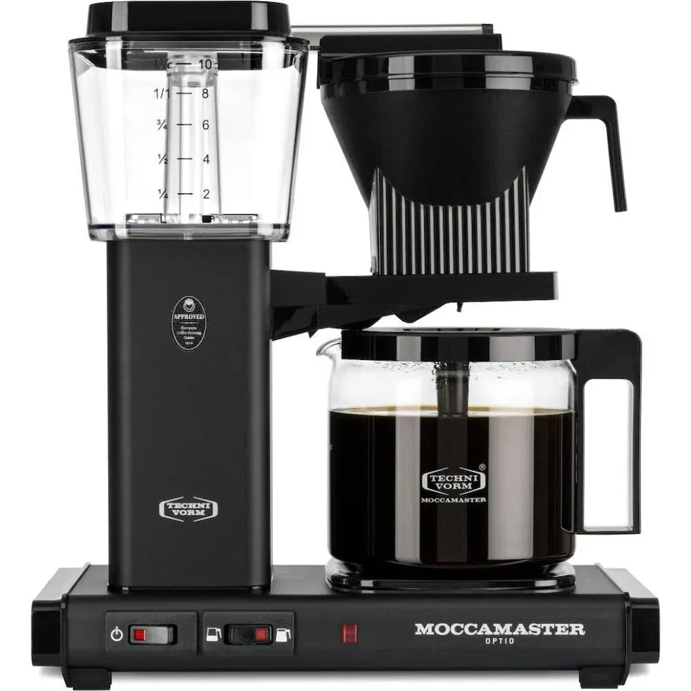 [DE] Moccamaster Optio -kahvinkeitin, mattamusta, Cafetières à filtre, Noir